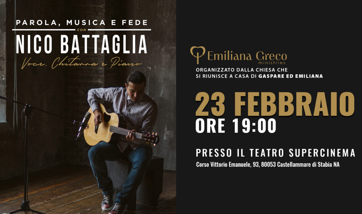 Parole musica e fede, Nico Battaglia